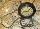 General Electric Ship Wheel Clock 3H98 Anchor inside Face Vintage Nautical Decor — photo 5