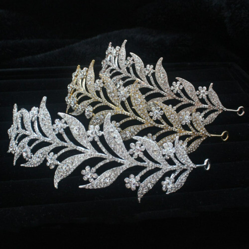 Cristal Strass Bandeaux Perles Larges Bandeaux Imitation Diamant Orné