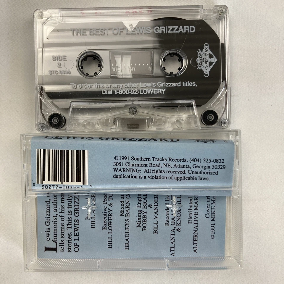 The Best Of Lewis Grizzard Comedy Cassette Tape Album - Imagem 2 de 3