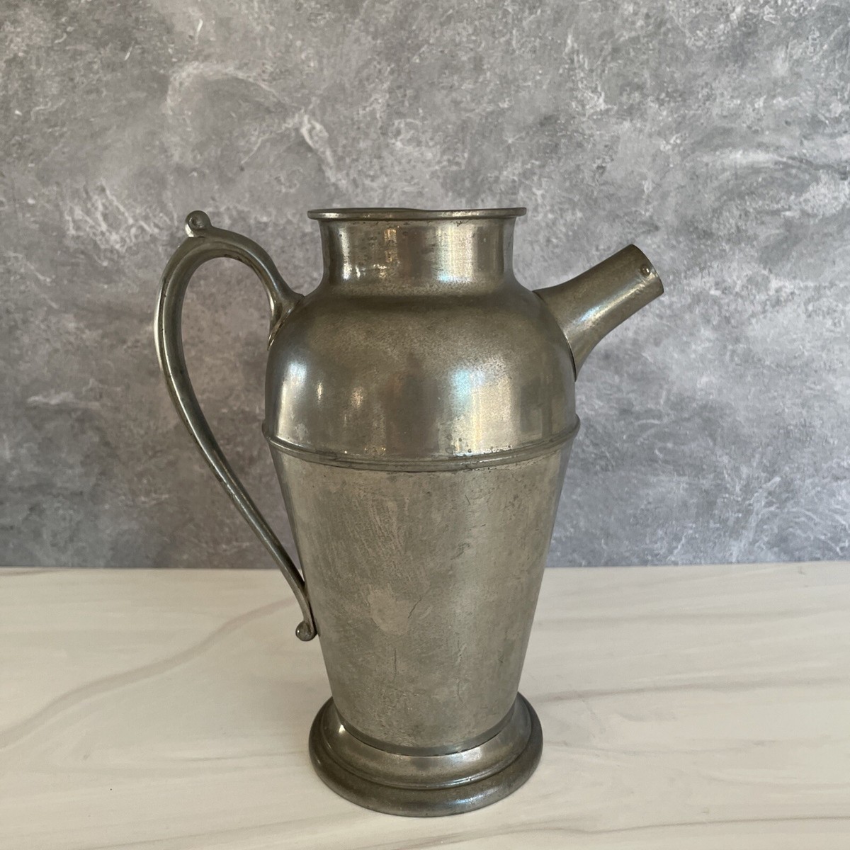 crescent pewter 社　ビンテージ　ピューター製ティーポットセット VTG Antique Crescent Pewter Chocolate Coffee Tea Pot Pitcher 1551