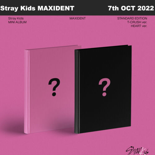 Stray Kids MAXIDENT T-CRUSH or HEART Ver Standard Edition  CD+Photobook+Etc+TR#