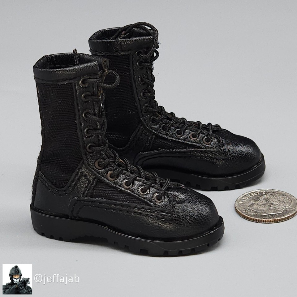 16 Soldier Story NYPD ESU K9 Division Black Danner Boots (Foot Type