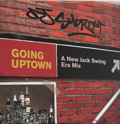 D J Shortcut - Going Uptown A New Jack Swing Era Mix - 18 Tracks Werbe-CD