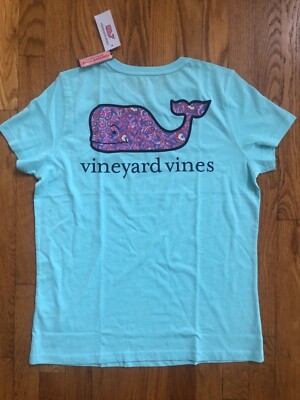 NWT Women s Vineyard Vines Katama Tile Island Paradise Whale T-Shirt M, L, XL