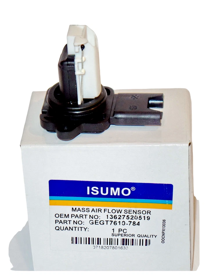 Sensor de flujo de aire de masa 13627520519 se adapta a: 323i 325i 325xi 330i 330xi Foto 4 de 4