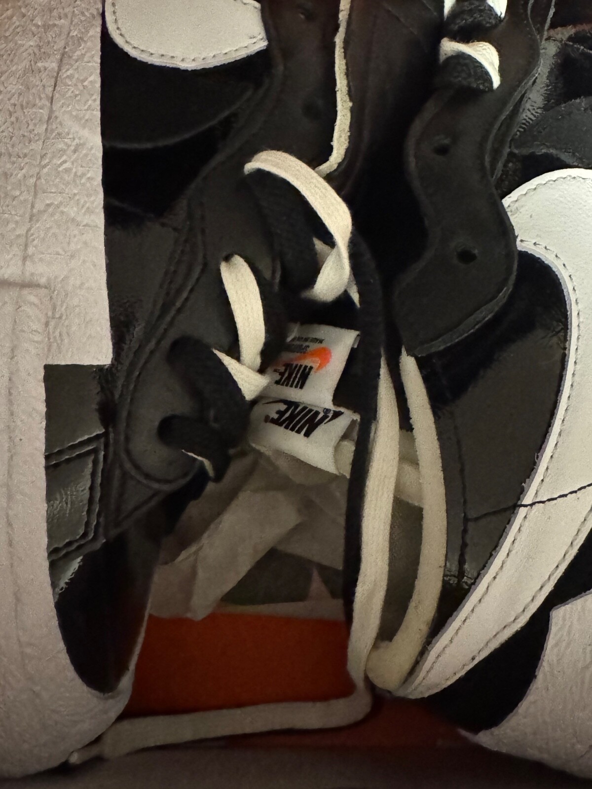 SACAI X NIKE Taglia 12 Nike sacai x blazer basso nero