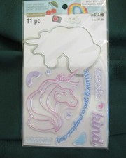 Recollections Clear Stamp and Die Set Cheeky Modern Pop RAINBOW BRIGHT