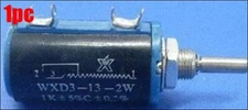 Rotary Multiturn Wirewound Potentiometer 1K Ohm WXD3-13-2W 1Pc Ic New pk