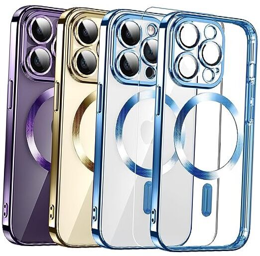 Compatible for Magsafe Plating iPhone Case with Magnetic iphone 13 Sierra Blue