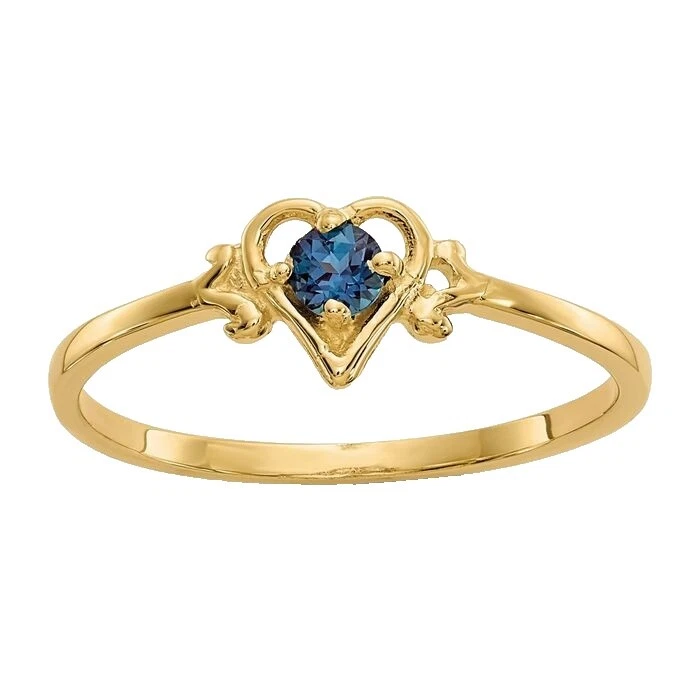 Anillos de moda banda de Alexandrita