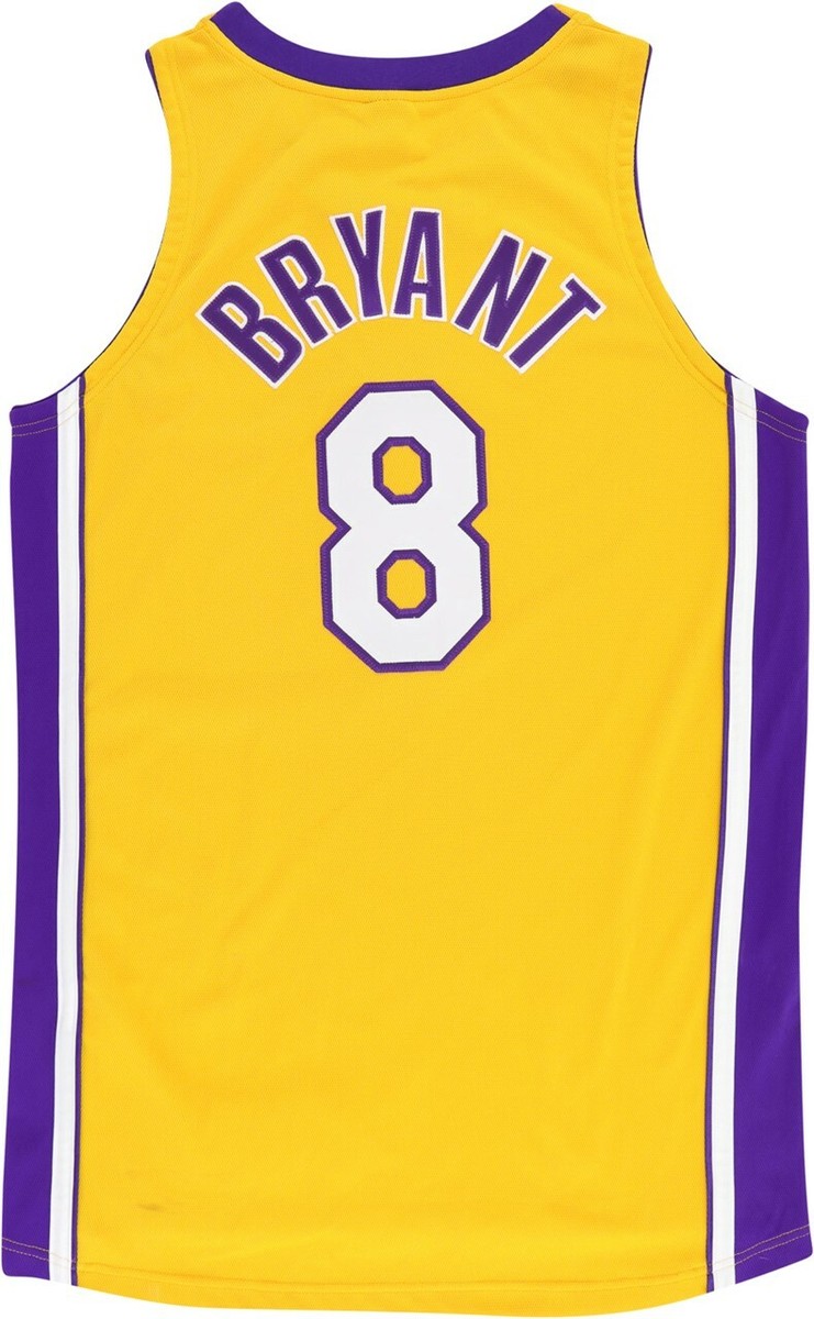 Kobe Bryant Signed 2000-01 Pro Cut Los Angeles Lakers Jersey