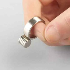 Magic Tricks Pro Ring Strong Magnetic Magnet Ring Finger Decoration Magic Props