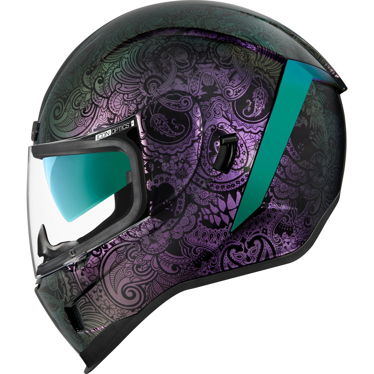 Icon Airform Chantilly Opal Motorcycle Helmet & Visor Lid
