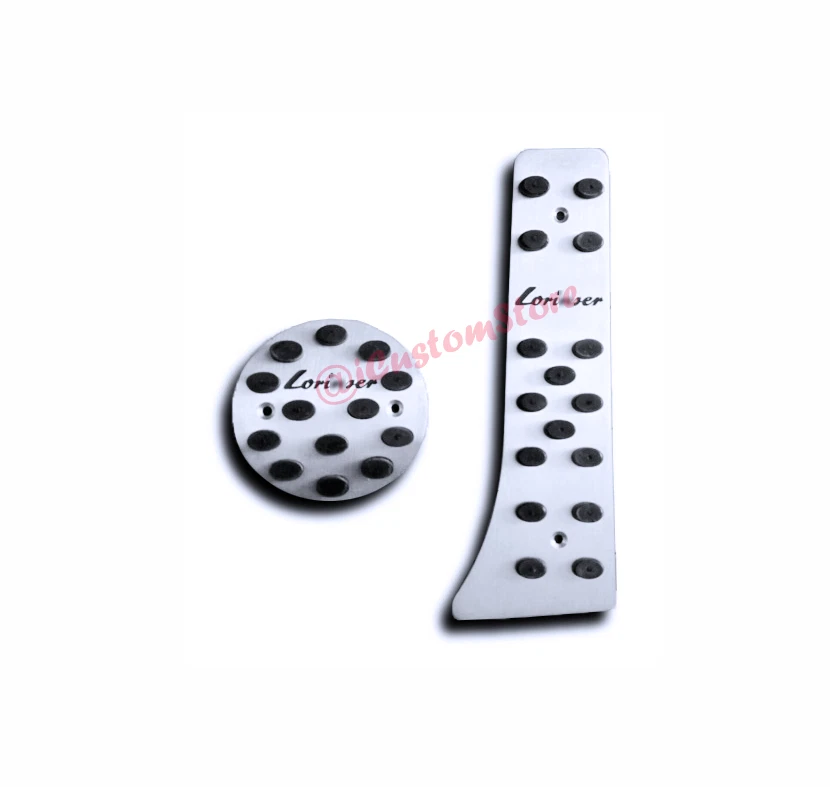 Juego de almohadillas de pedales de metal estilo Lorinser Smart Fortwo II 451 Foto 4 de 4