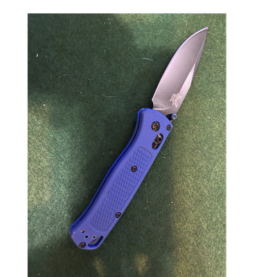 Benchmade 535 Bugout Manual Pocketknife Blue Handle Black CPM-S30V Axis Lock