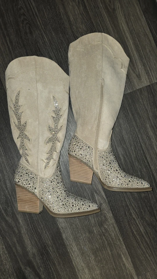 ✨ Botas vaqueras occidentales Madden Girl con estrás - para mujer talla 10 Foto 2 de 4