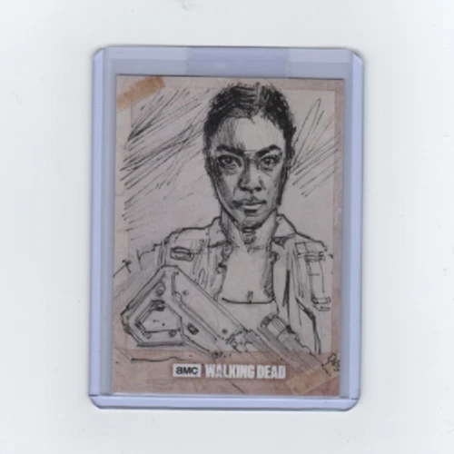 Walking Dead with Sketch Collectable Trading Cards for sale | eBay