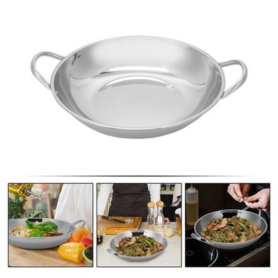 Small Wok Pan Steel Stainless Pot Practical Cooking -