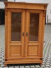 GRÜNDERZEIT  VITRINE  WEICHHOLZ