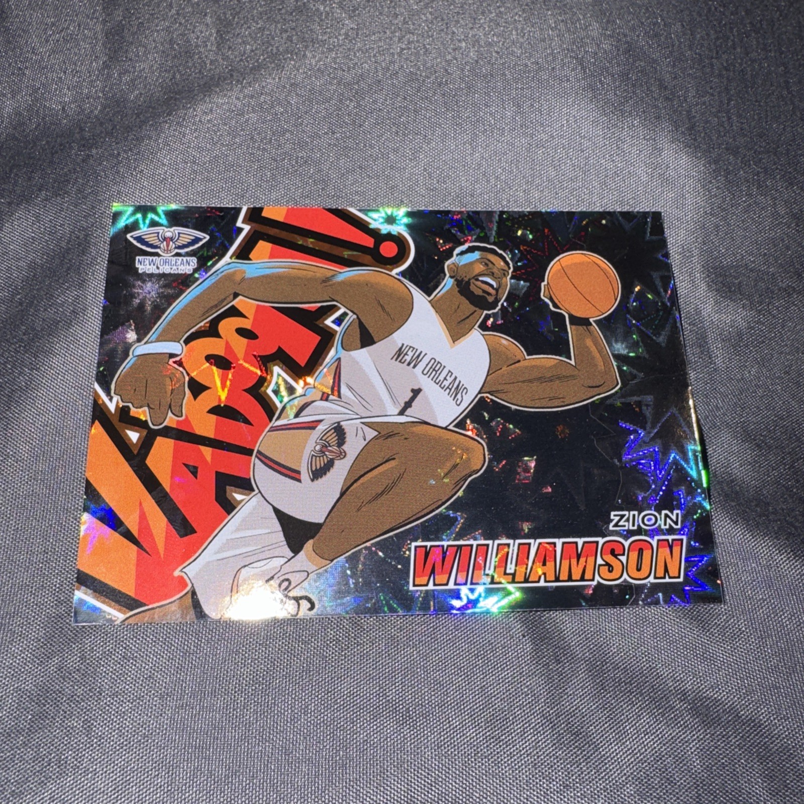 ZION WILLIAMSON- 2024-25 REVOLUTION #2 - HORIZONTAL KABOOM CASE HIT SSP PELICANS