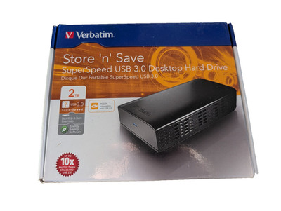 Verbatim USB 3.0 Super Speed Desktop Hard Drive - Externe Festplatte - 2 TB