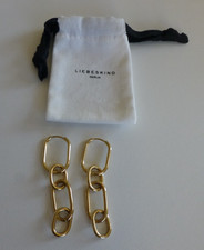 Liebeskind Berlin - Ohrringe Ohrhänger -Edelstahl - IP Gold - LJ-0921-E-55 - NEU