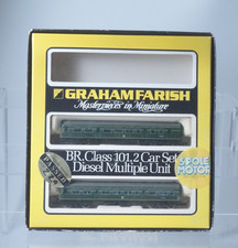 Graham Farish CLASS 101 DMBS & DTC B.R. GREEN N Scale Cars - Incomplete Set 8133