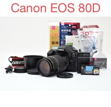 Canon EOS 80D Digital DSLR Camera with EF75-300mm Lens Set Excellent Condition