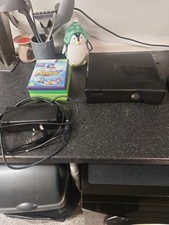 Working Xbox 360 With 5 Games And Power Brick Has Been Tested