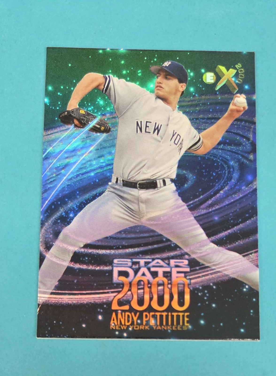 1997 SkyBox E-X2000 Star-Date-2000 #3 Andy Pettitte Yankees BASEBALL Card
