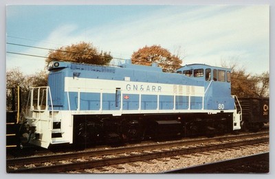Graysonia Nashville & Ashdown RR EMD MP-15DC Train Postcard 1980 Illinois