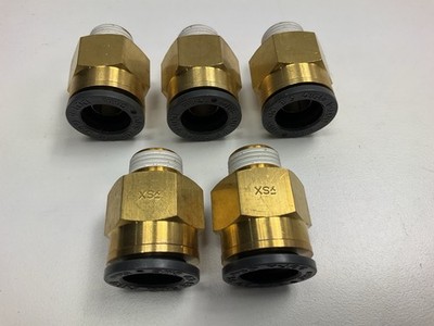 5) Velvac 016163 - Push Lock Male Connector 5/8