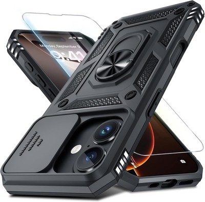 Case & Screen Protector for iPhone 15 Pro Max Heavy Duty Shockproof Full Body