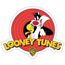 Looney Tunes Sylvester Und Tweety Aufkleber Sticker, max. 10 x 10 cm, 10 x 10 cm