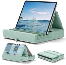 KDD Tablet Pillow Holder Foldable iPad Stand For Lap, Bed Desk Tablet Soft