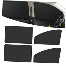 Car Side Window Sun Shade Replacement, 33CM x 48CM x 62CM Front 4 PCS Black