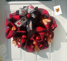 Gingerbread Theme Christmas Wreath