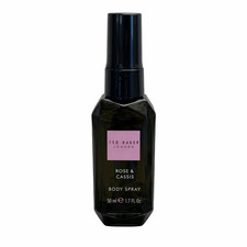 TED BAKER LONDON ROSE & CASSIS BODY SPRAY 50ml Small Travel Size Fragrance