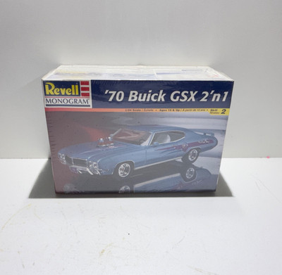 Revell Monogram #85-2583 1:24 Scale 1970 Buick GSX 2n1 Plastic Kit Sealed