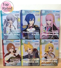 Project Sekai Colorful Stage Figure Hatsune miku Len Rin Luka KAITO MEIKO 6 Set