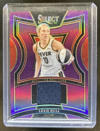 2025 Panini WNBA Select Lexie Hull Selective Purple Prizm #/49 Fever