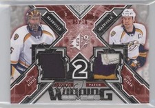 2013-14 SPx Winning Combos /15 Pekka Rinne Shea Weber #WC-RW Patch HOF 2d8