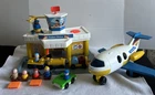 Vtg Fisher Price Little People Play Family Jetport Airport 933 Airplane Complete