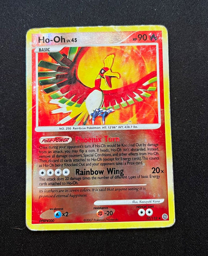 Pokemon Ho-Oh Secret Wonders 10/132 Holo rare English