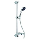 PLANET ENSEMBLE DE DOUCHE SET DOUCHETTE ABS 3 JETS COLONNE DE DOUCHE ACIER INOX