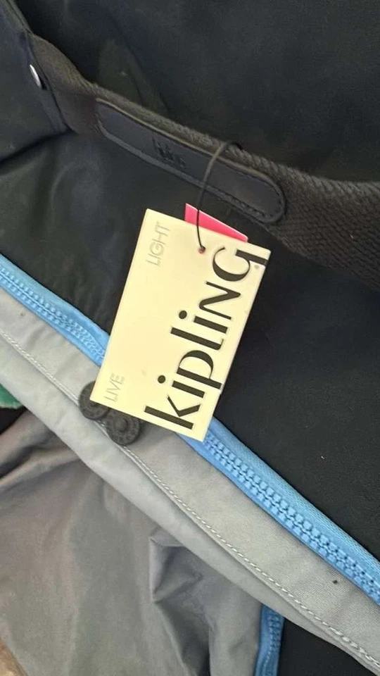 Bagagem de mão Kipling Darcey grande 29” viagem rolante ardósia azul - Imagem 4 de 4