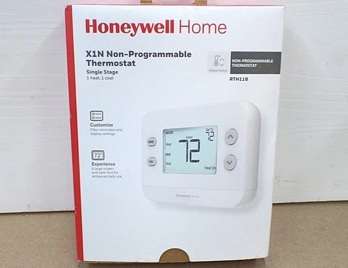 HONEYWELL RTH11B/N HOME X1N NON-PROGRAMMABLE THERMOSTAT SINGLE-STAGE 1-HEAT/COOL