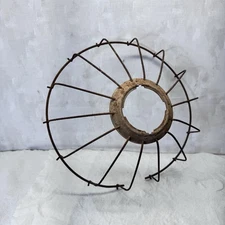 Chicken Caged Light Cover Metal Vintage Repurpose