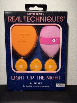 Real Techniques Light Up The Night Limited Edition Makeup Puff Set