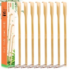 NICEMOVIC 8 Pack Wooden Bamboo Back Scratcher for Men Women Adults, Gifts for...